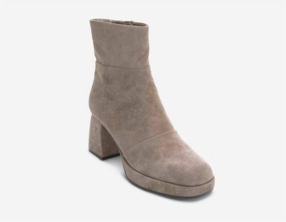NEW VANELI women's vava booties in military suede